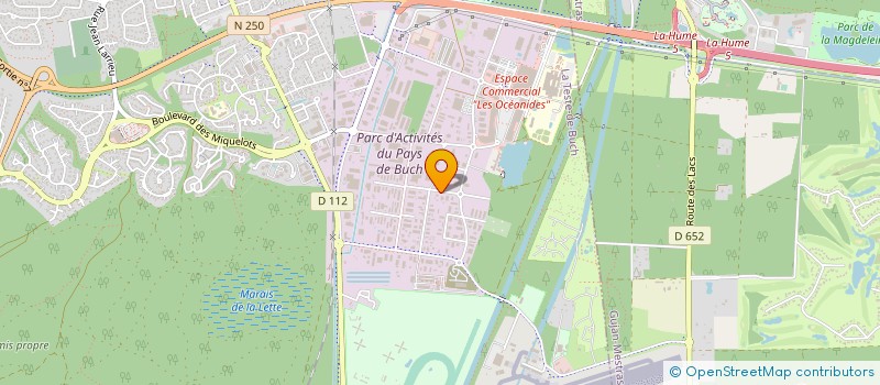 localisation de l'entreprise NANNI INDUSTRIES à LA TESTE-DE-BUCH