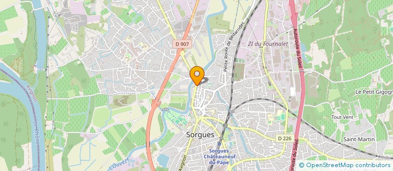 localisation de l'entreprise NANNIES & MERVEILLES  SORGUES