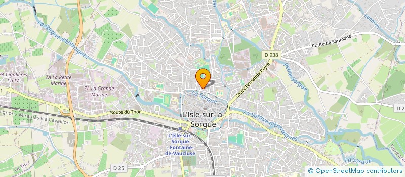 localisation de l'entreprise NANNY à L'ISLE-SUR-LA-SORGUE