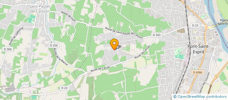 localisation de l'entreprise NANNY POPPINS  PONT-SAINT-ESPRIT