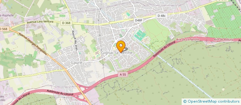 localisation de l'entreprise NANO 13 à GIGNAC-LA-NERTHE