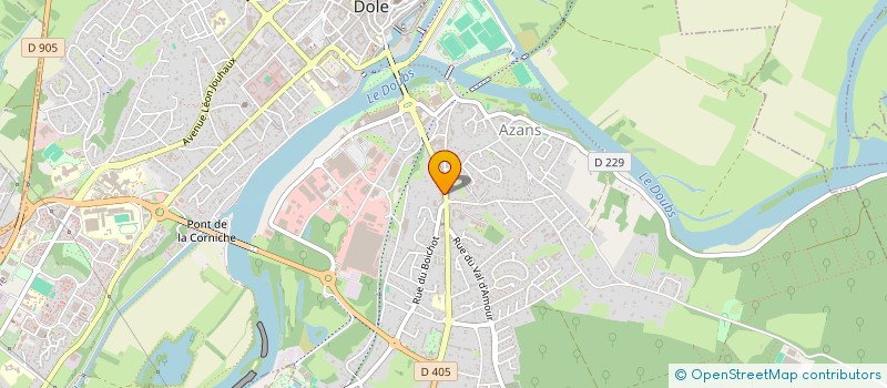 localisation de l'entreprise NANO à DOLE