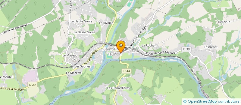 localisation de l'entreprise NANO  SAINT-PRIEST-TAURION