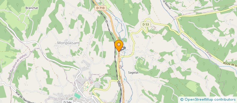 localisation de l'entreprise NANO  MONPLAISANT