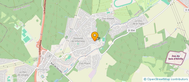 localisation de l'entreprise NANO  LESIGNY