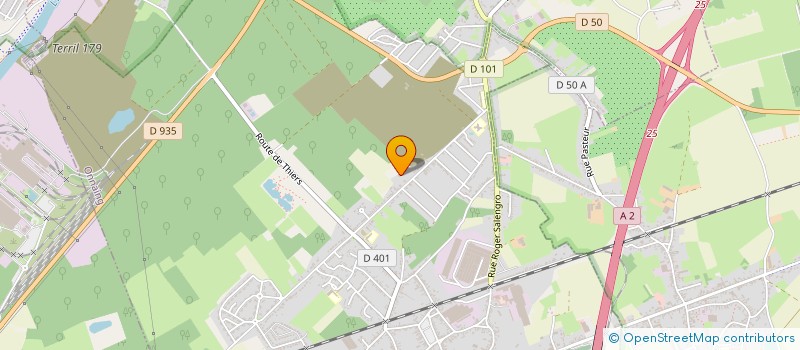 localisation de l'entreprise NANO GATEAU  ONNAING