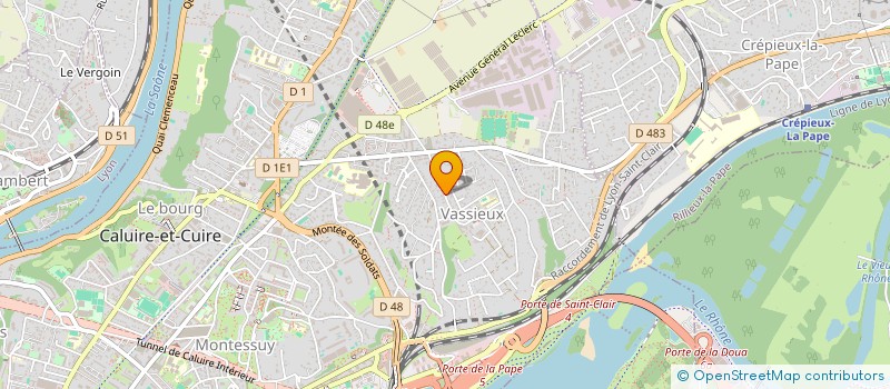 localisation de l'entreprise NANO IMMO  CALUIRE-ET-CUIRE