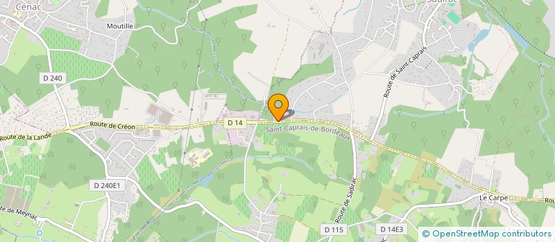 localisation de l'entreprise NANO PECTUS  SADIRAC