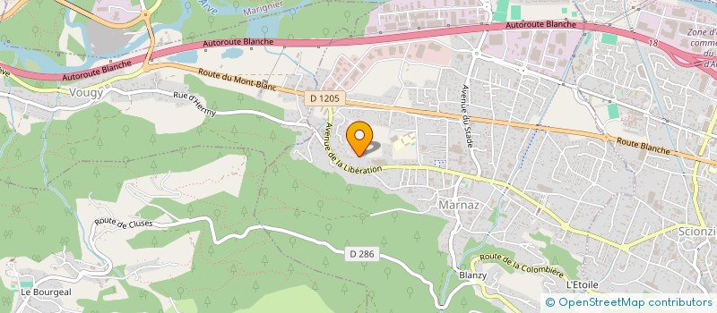 localisation de l'entreprise NANOCERAM  MARNAZ