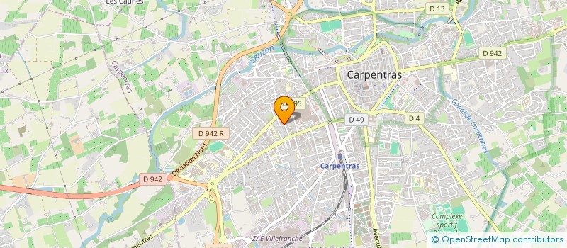 localisation de l'entreprise NANODE  CARPENTRAS