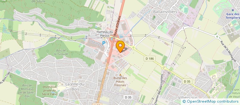 localisation de l'entreprise NANOE à BALLAINVILLIERS