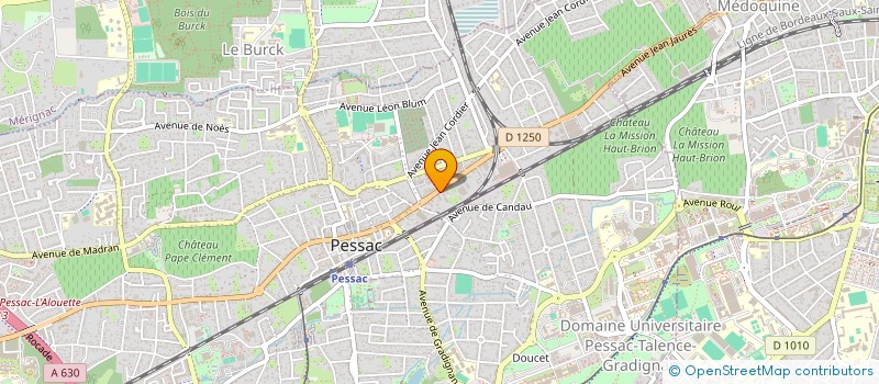 localisation de l'entreprise NANOG à PESSAC