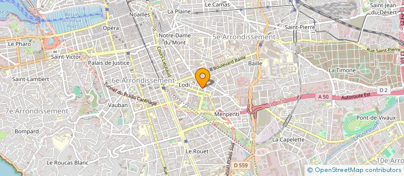 localisation de l'entreprise NANOGLOU RADIATEURS AUTO-INDUSTRIE à MARSEILLE