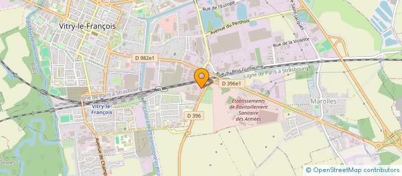 localisation de l'entreprise NANOGROUP S.A.S  VITRY-LE-FRANCOIS