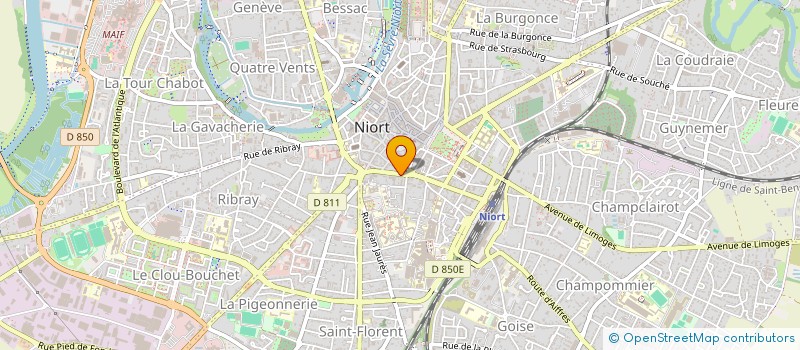 localisation de l'entreprise NANOH à NIORT