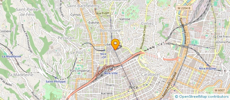 localisation de l'entreprise NANONIUM à NICE