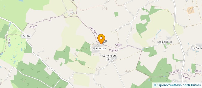 localisation de l'entreprise NANOODA  CHEFFES