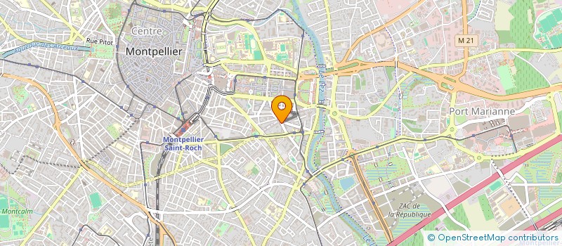 localisation de l'entreprise NANORESEAUX à MONTPELLIER