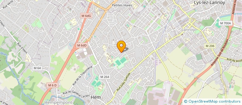 localisation de l'entreprise NANORO IT à HEM