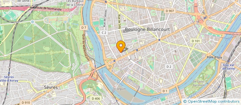 localisation de l'entreprise NANOSENSE à BOULOGNE-BILLANCOURT