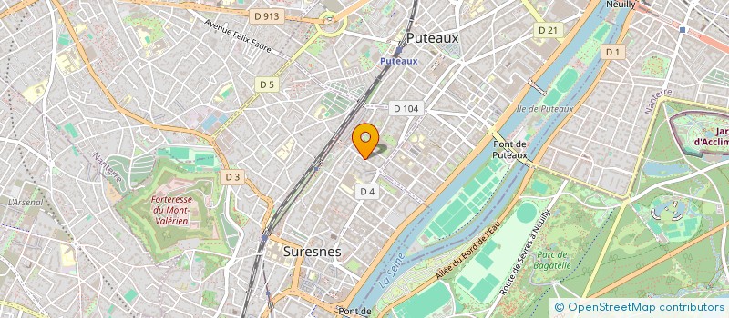 localisation de l'entreprise NANOSHA à SURESNES