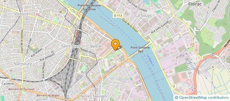 localisation de l'entreprise NANOSPHERE  BORDEAUX