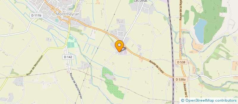 localisation de l'entreprise NANOTEC  MONTMEYRAN
