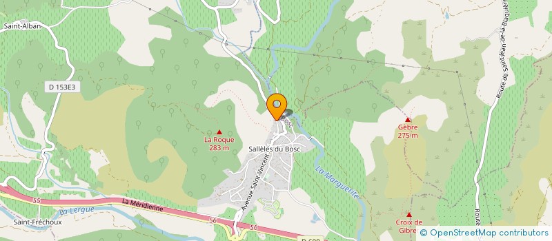 localisation de l'entreprise NANOTESS  LE BOSC