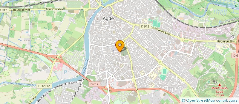 localisation de l'entreprise NANOU  AGDE