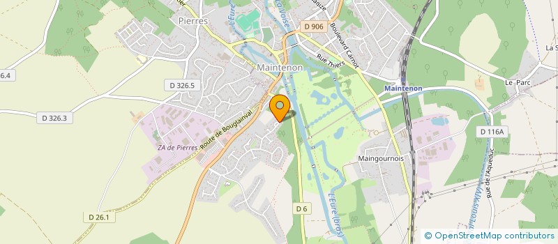 localisation de l'entreprise NANOU  MAINTENON