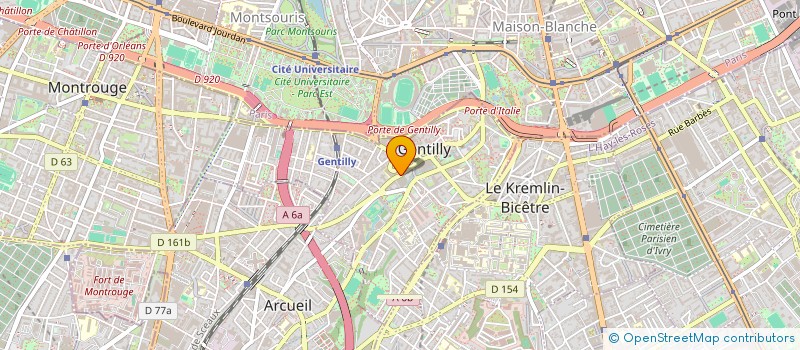 localisation de l'entreprise NANOU  GENTILLY