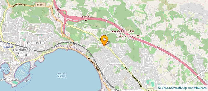 localisation de l'entreprise NANOU  SANARY-SUR-MER