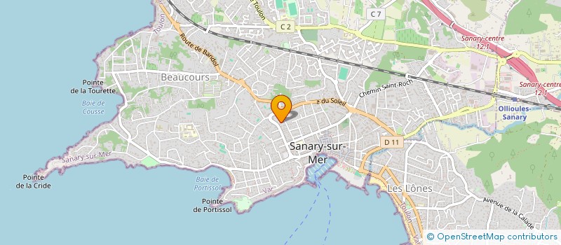 localisation de l'entreprise NANOU  SANARY-SUR-MER