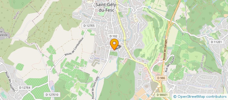 localisation de l'entreprise NANOU EDITIONS à SAINT-GELY-DU-FESC