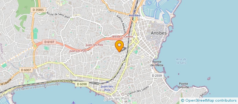 localisation de l'entreprise NANOU MEGACORP à ANTIBES