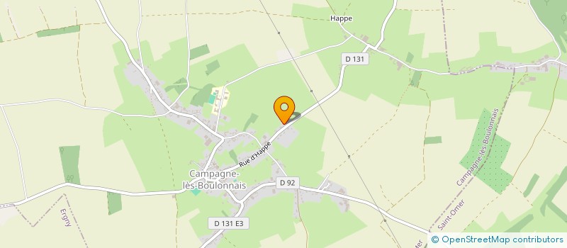 localisation de l'entreprise NANOUDGE  CAMPAGNE-LES-BOULONNAIS