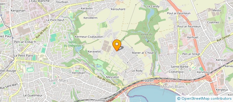 localisation de l'entreprise NANOVA  LE RELECQ-KERHUON