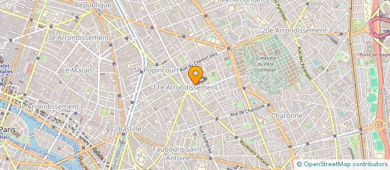 localisation de l'entreprise NANOVILLE à CLICHY