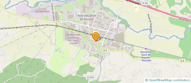 localisation de l'entreprise NANOZ  ROUSSET