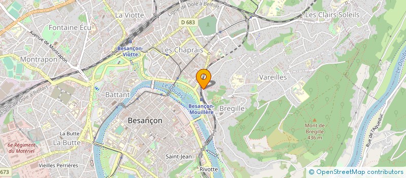 localisation de l'entreprise NANS SYSTEMES ACTIFS DIFFUSION à BESANCON