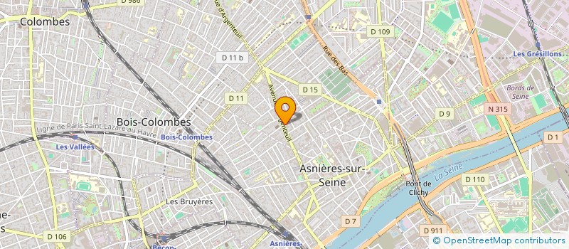 localisation de l'entreprise NANSAY SA à ASNIERES-SUR-SEINE