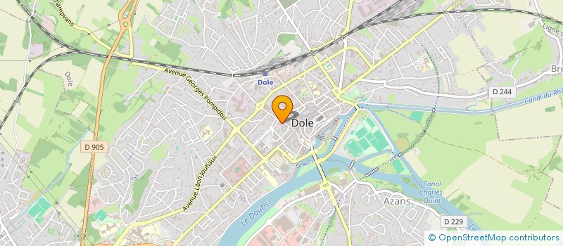 localisation de l'entreprise NANSHE à DOLE