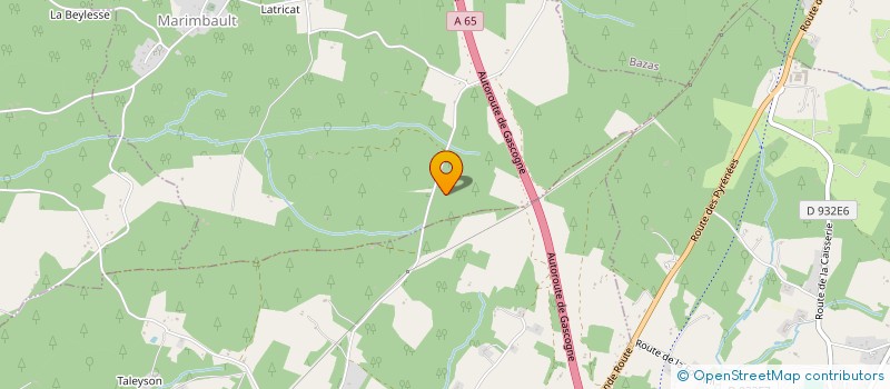 localisation de l'entreprise NANSOUTY THOMASSON  MARIMBAULT