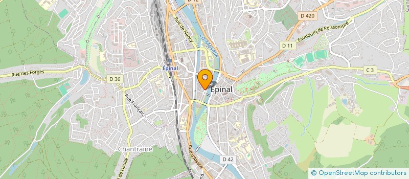 localisation de l'entreprise NANSYNERGIE à EPINAL