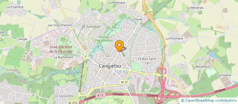 localisation de l'entreprise NANT'BOX à CARQUEFOU