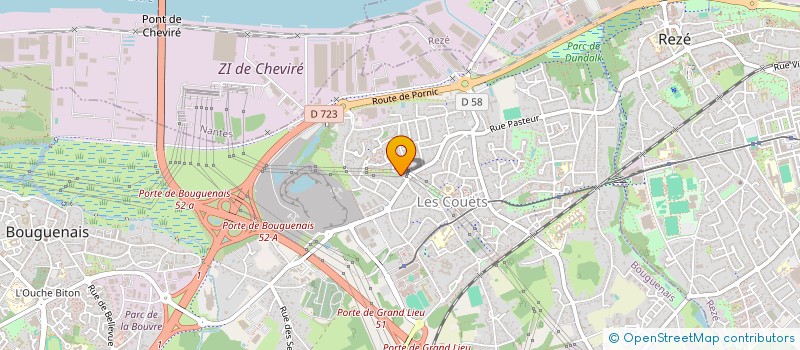 localisation de l'entreprise NANT'EAU à BOUGUENAIS