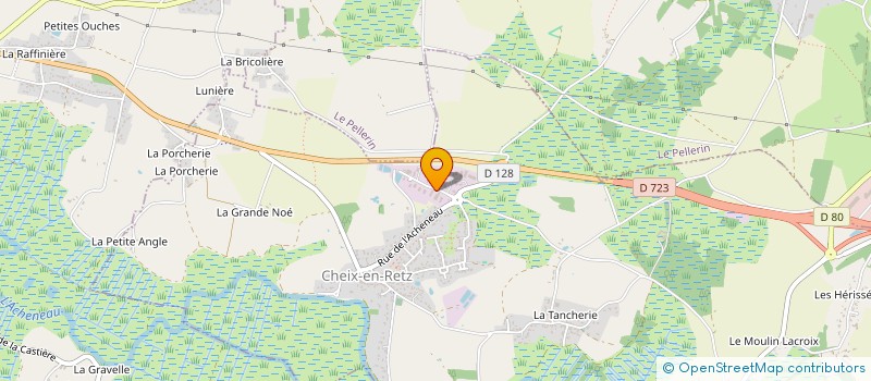 localisation de l'entreprise NANT'EFFECT  CHEIX-EN-RETZ