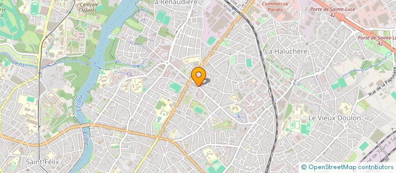 localisation de l'entreprise NANT'EST VTC à NANTES