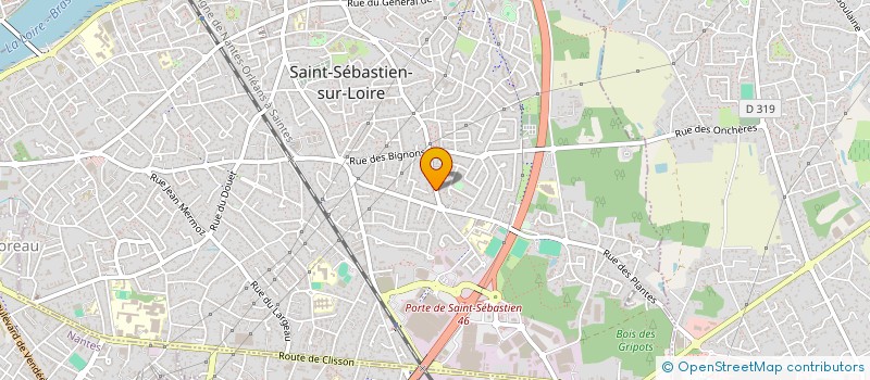 localisation de l'entreprise NANTAKU PROJECT à SAINT-SEBASTIEN-SUR-LOIRE