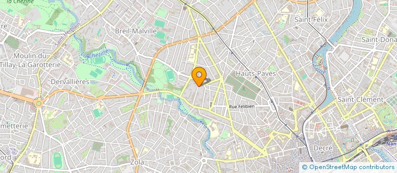 localisation de l'entreprise NANTALEX à NANTES